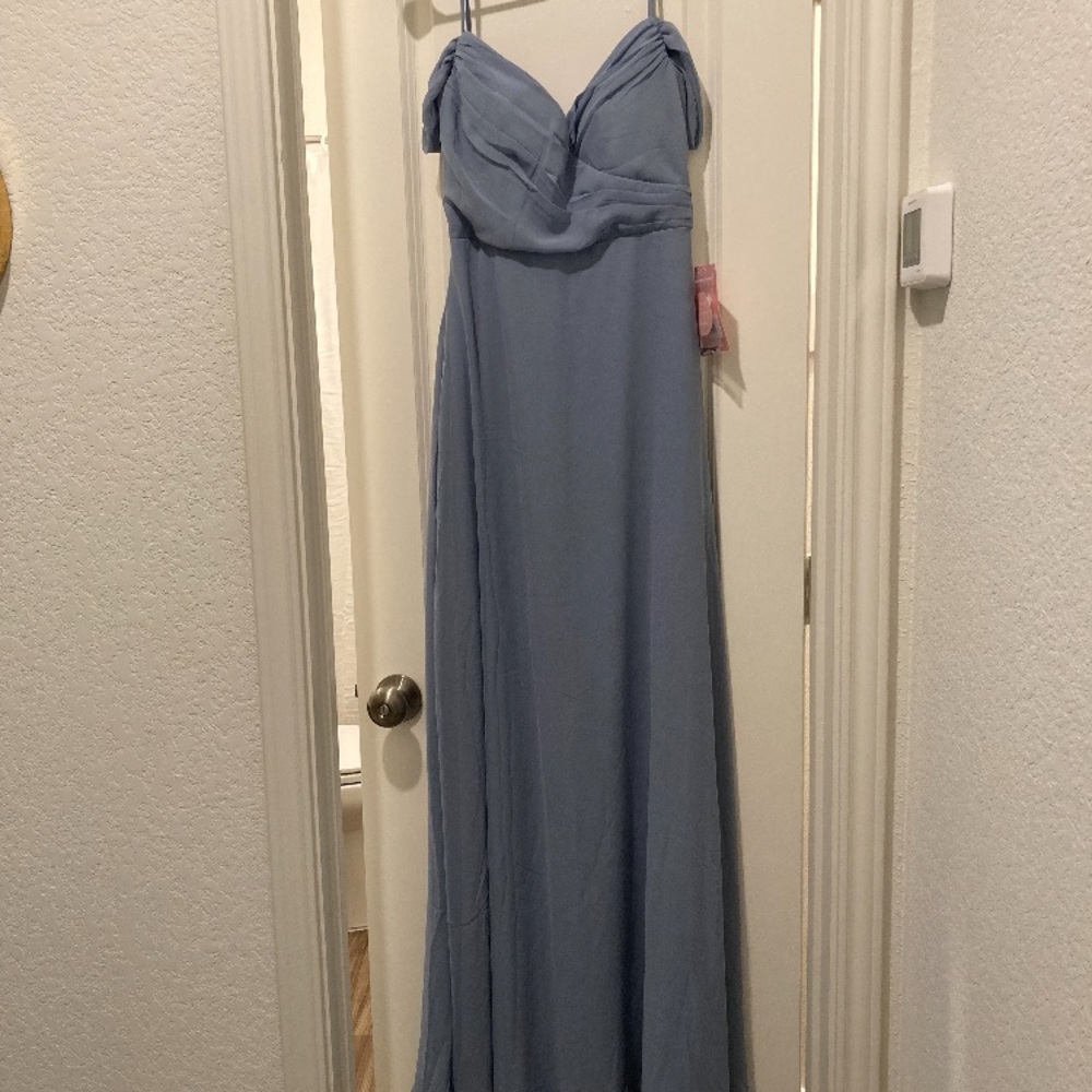 Birdy Grey bridesmaid dress in Dusty Blue size Small